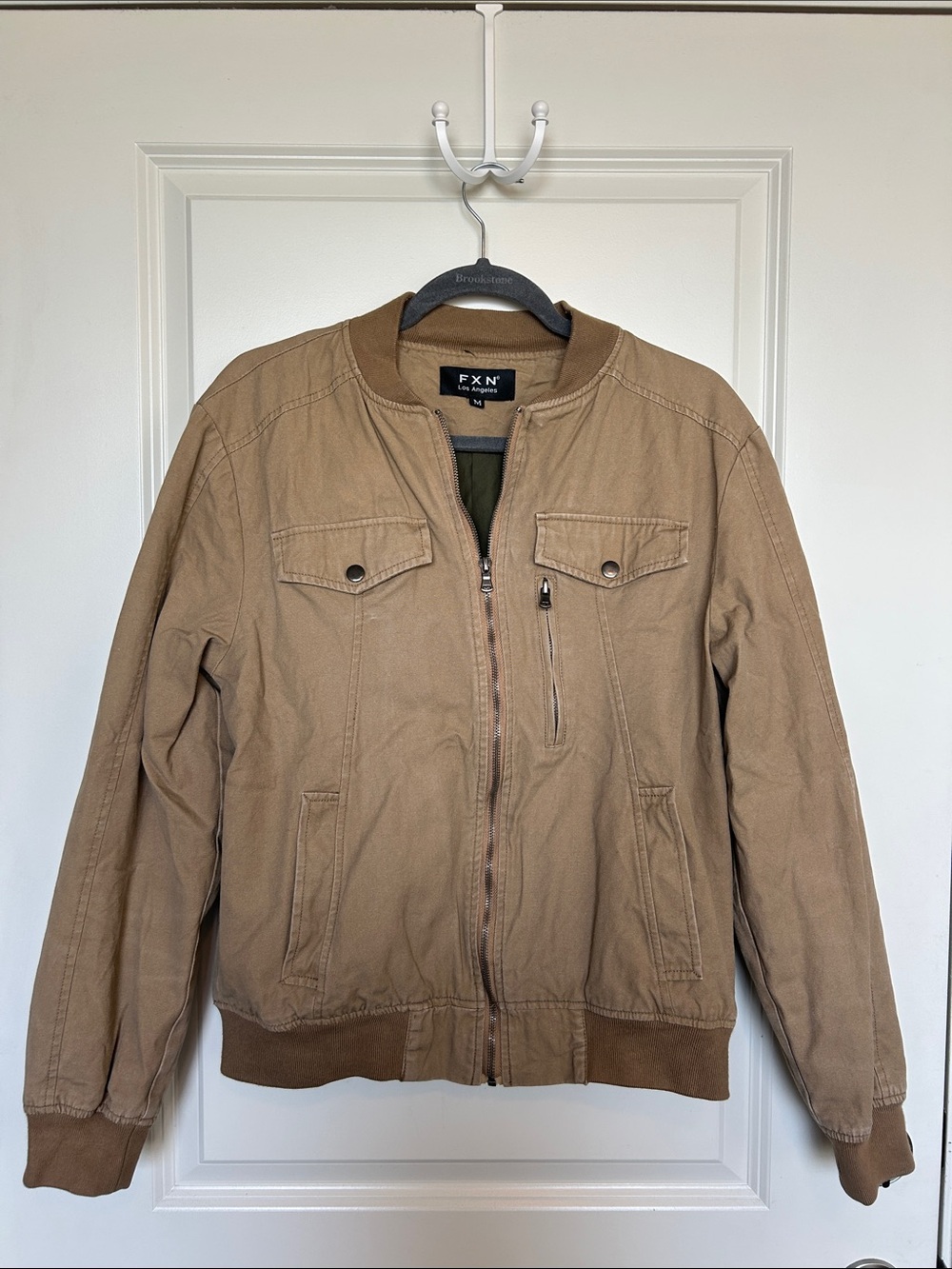 FXN Tan Bomber Jacket